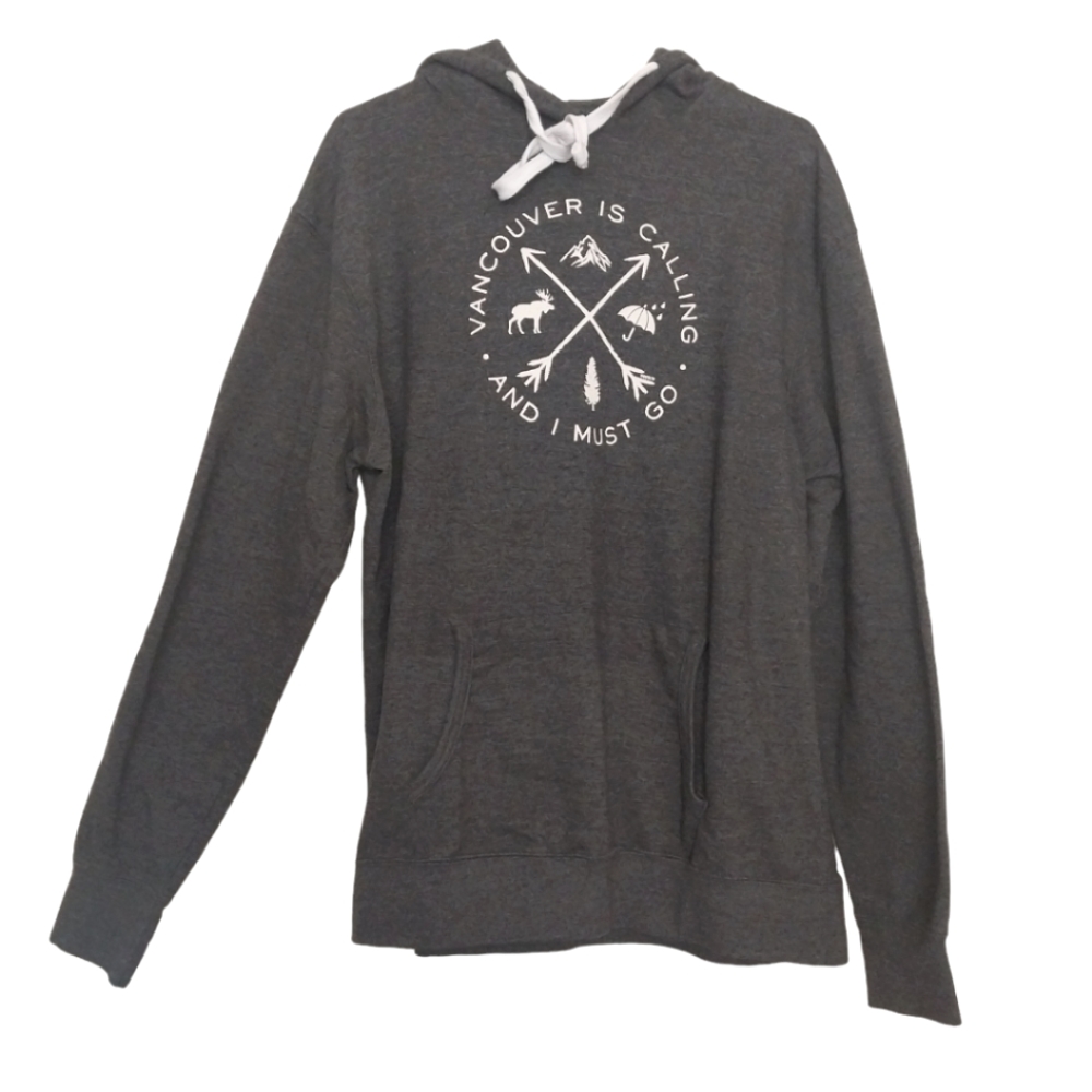 Vintage Collection Vancouver is calling Hopdie Dark Grey sz XL